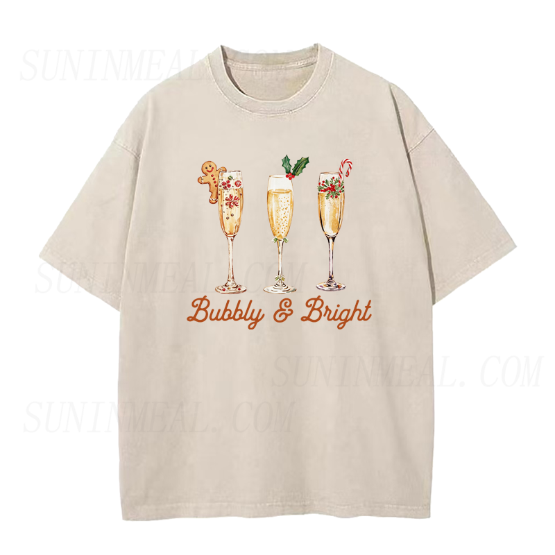 Bubbly and Bright Champagne Unisex Tee