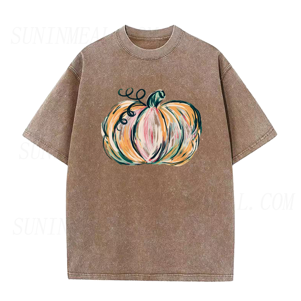 Watercolor Pumpkin Unisex Tee
