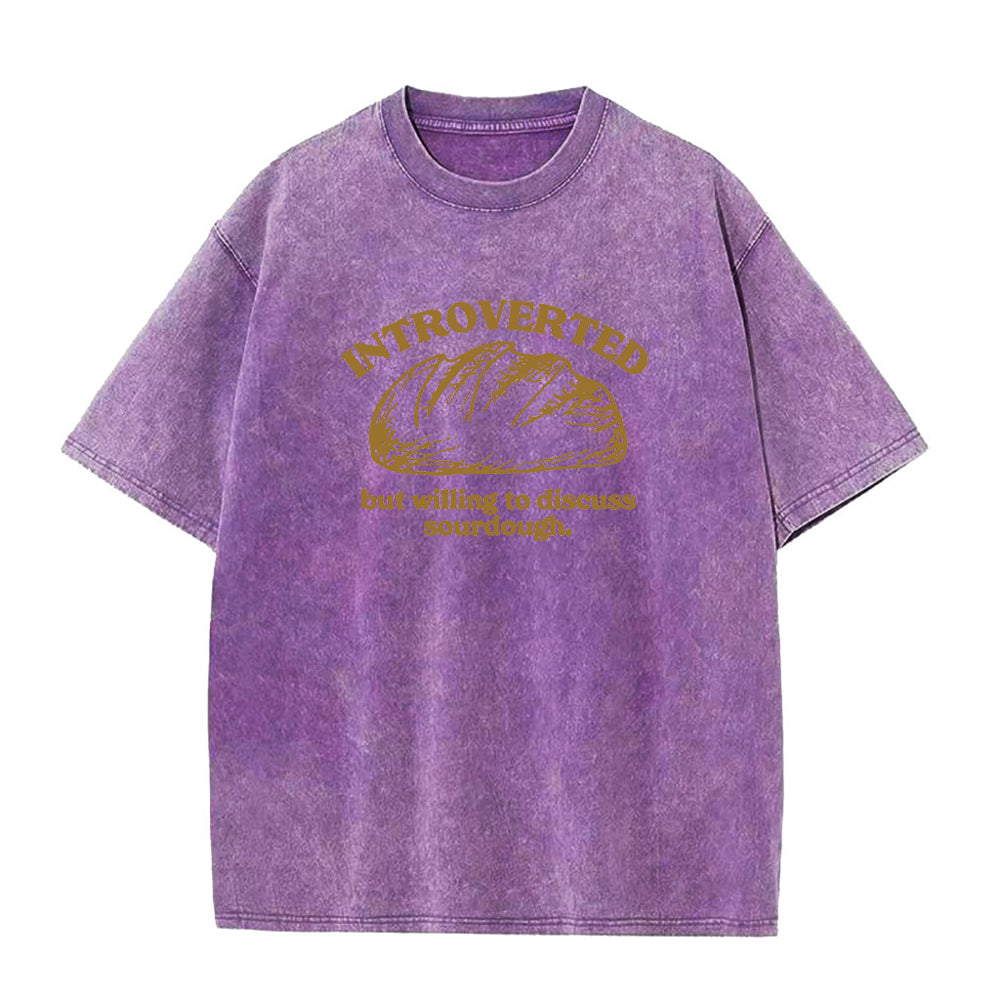 内向的だけど議論は好き サワードウ ユニセックス Tシャツ