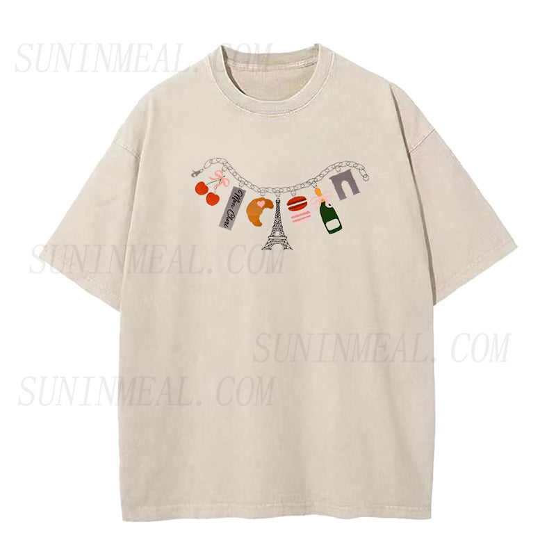 Paris Charm Bracelet Unisex Tee