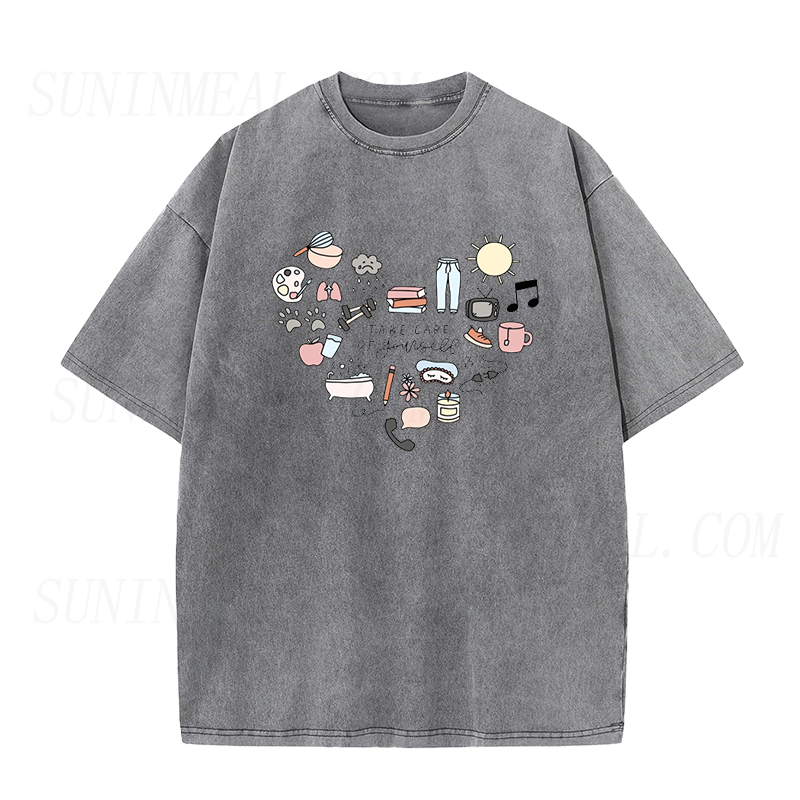Take Care of Yourself Heart Unisex Tee