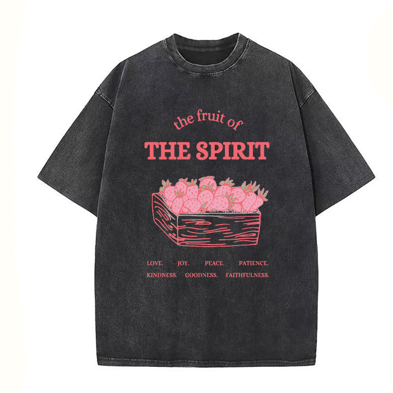 Fruit of The Spirit strawberry love joy Unisex Tee