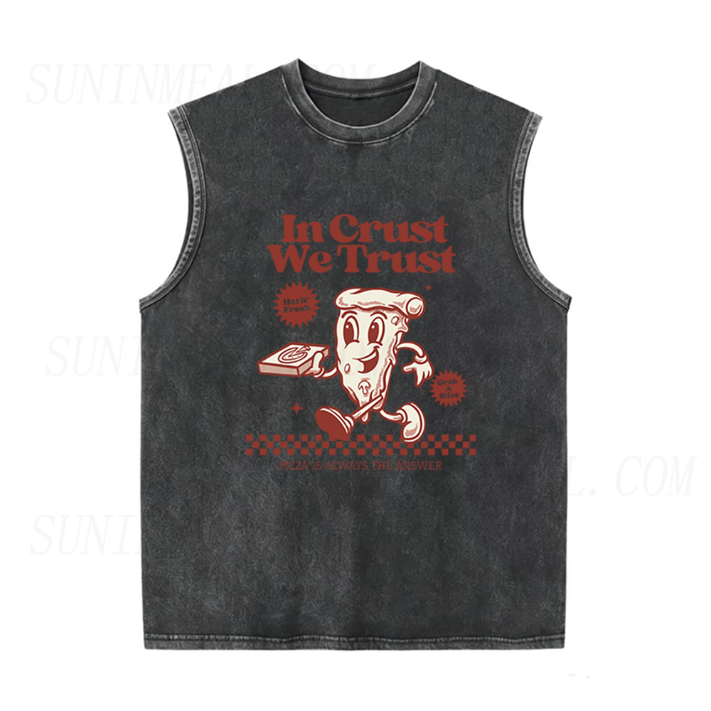 We Trust Pizza Is Always The Answer Unisex Tank Top
