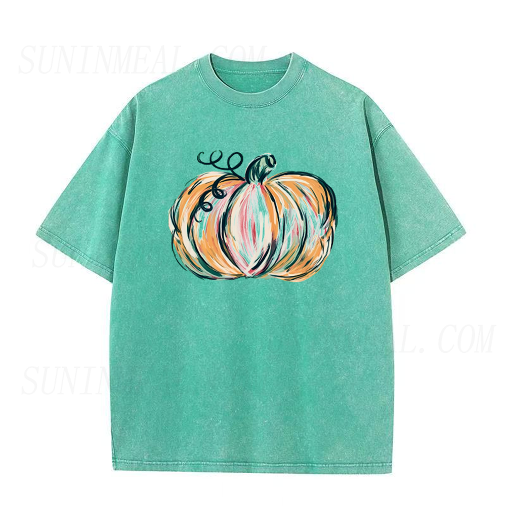 Watercolor Pumpkin Unisex Tee