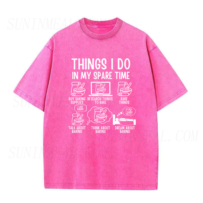 Things I Do Baking Unisex Tee