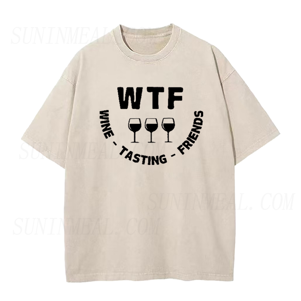 WTF Wine Tasting Friends Unisex Tee
