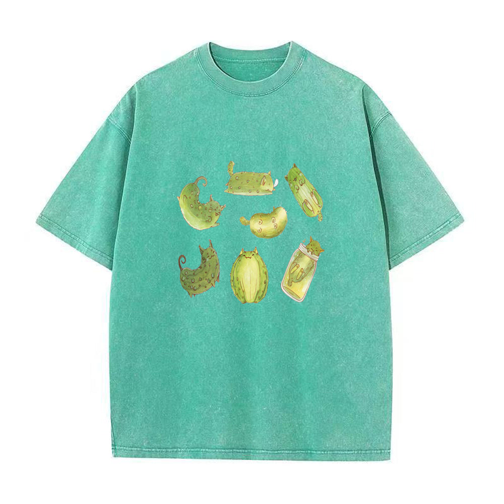 Pickle Cat Unisex Tee