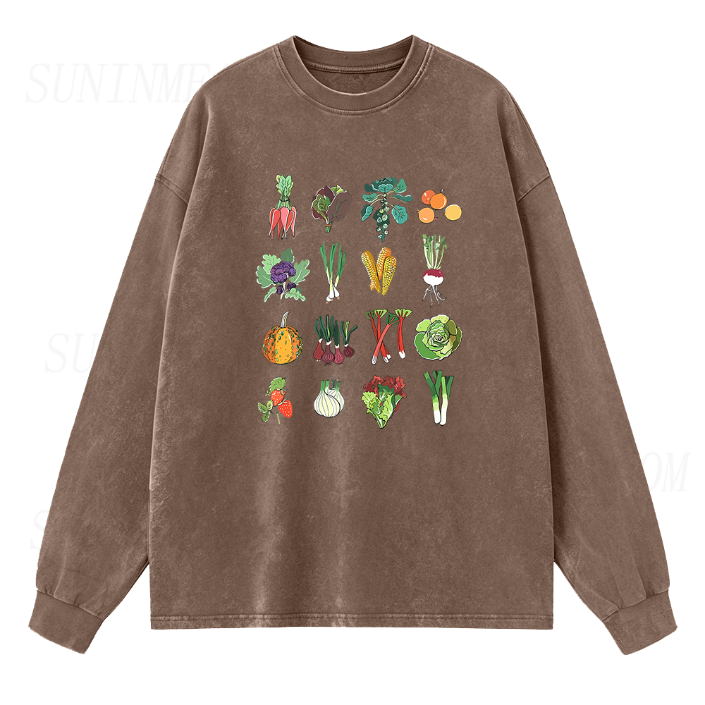 Vegetable Long Sleeve Unisex Tee