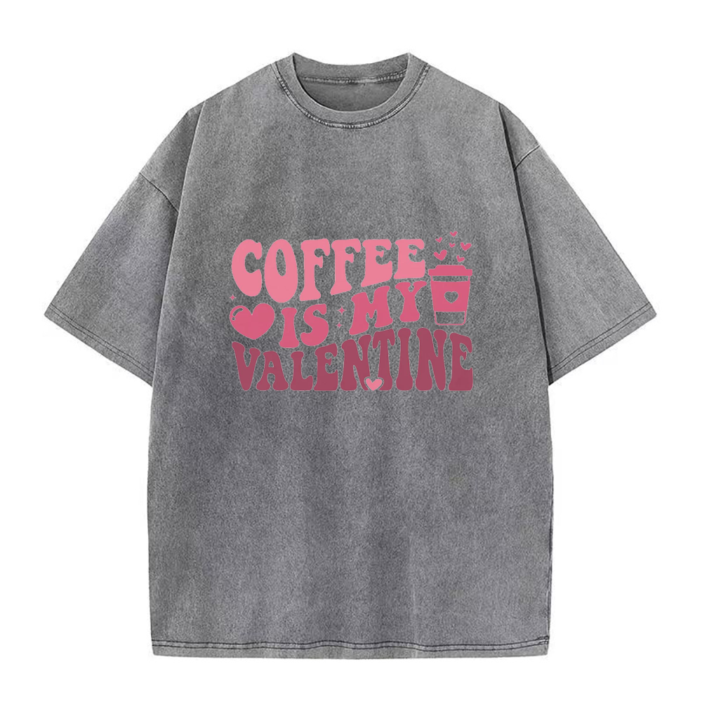 コーヒーバレンタインユニセックスTシャツ