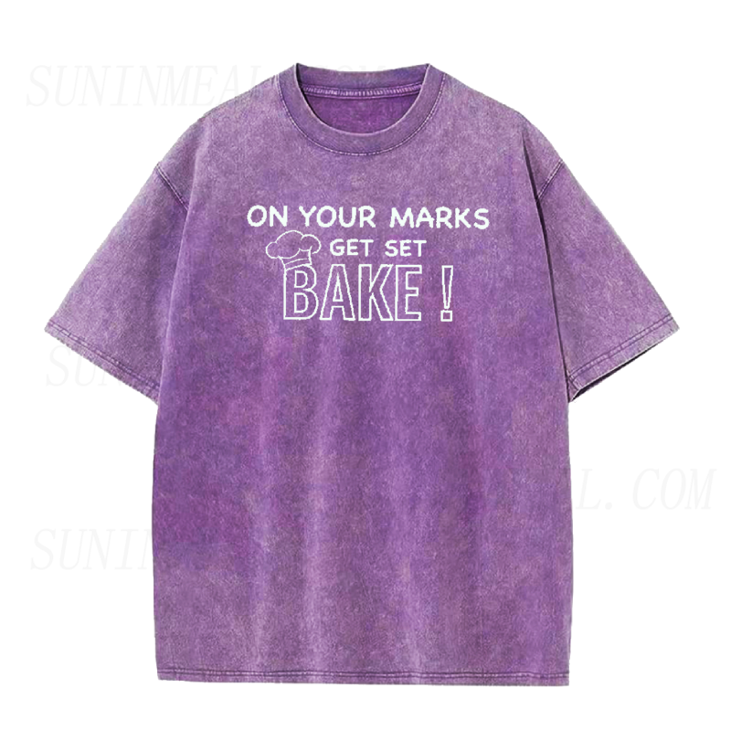 On Your Marks Get Set Bake Unisex Tee
