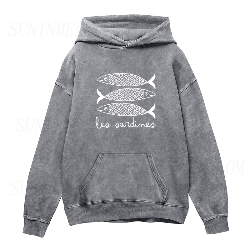 Les Sardines Unisex Hoodie