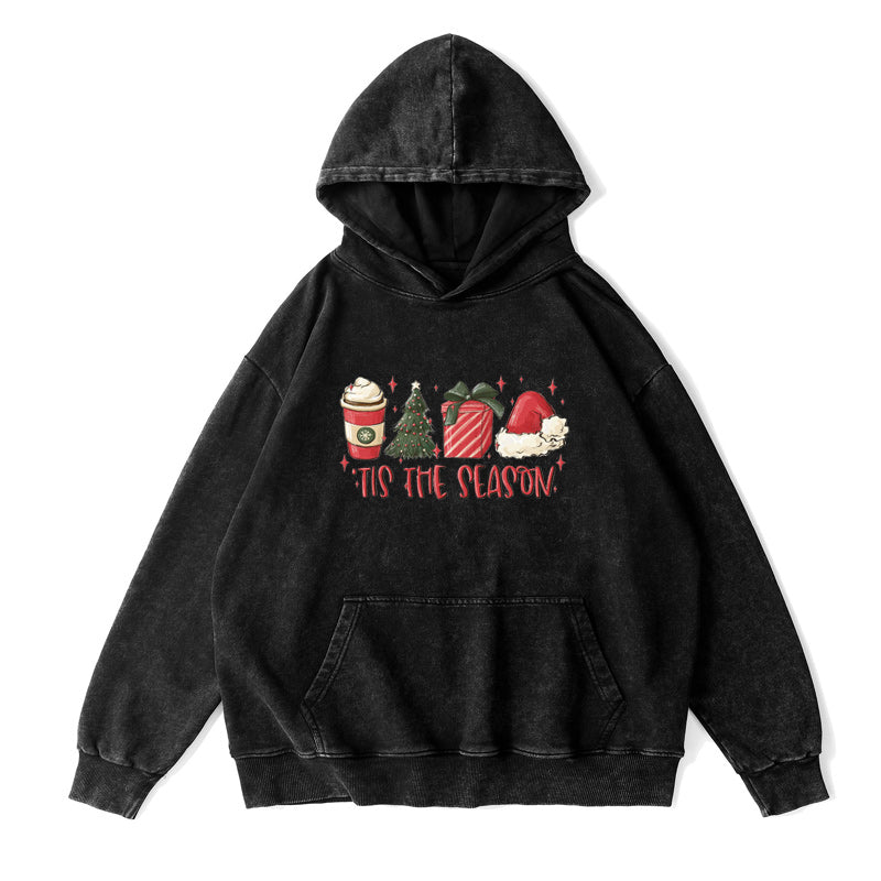 Xmas Presents & Santa Hat Unisex Hoodie