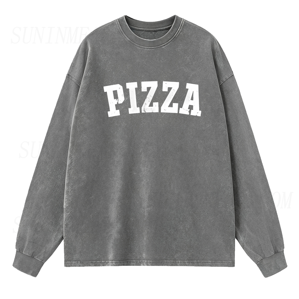 Pizza Long Sleeve Unisex Tee