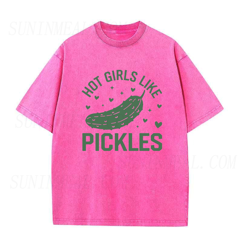 Hot Girls Like Pickles Unisex Tee