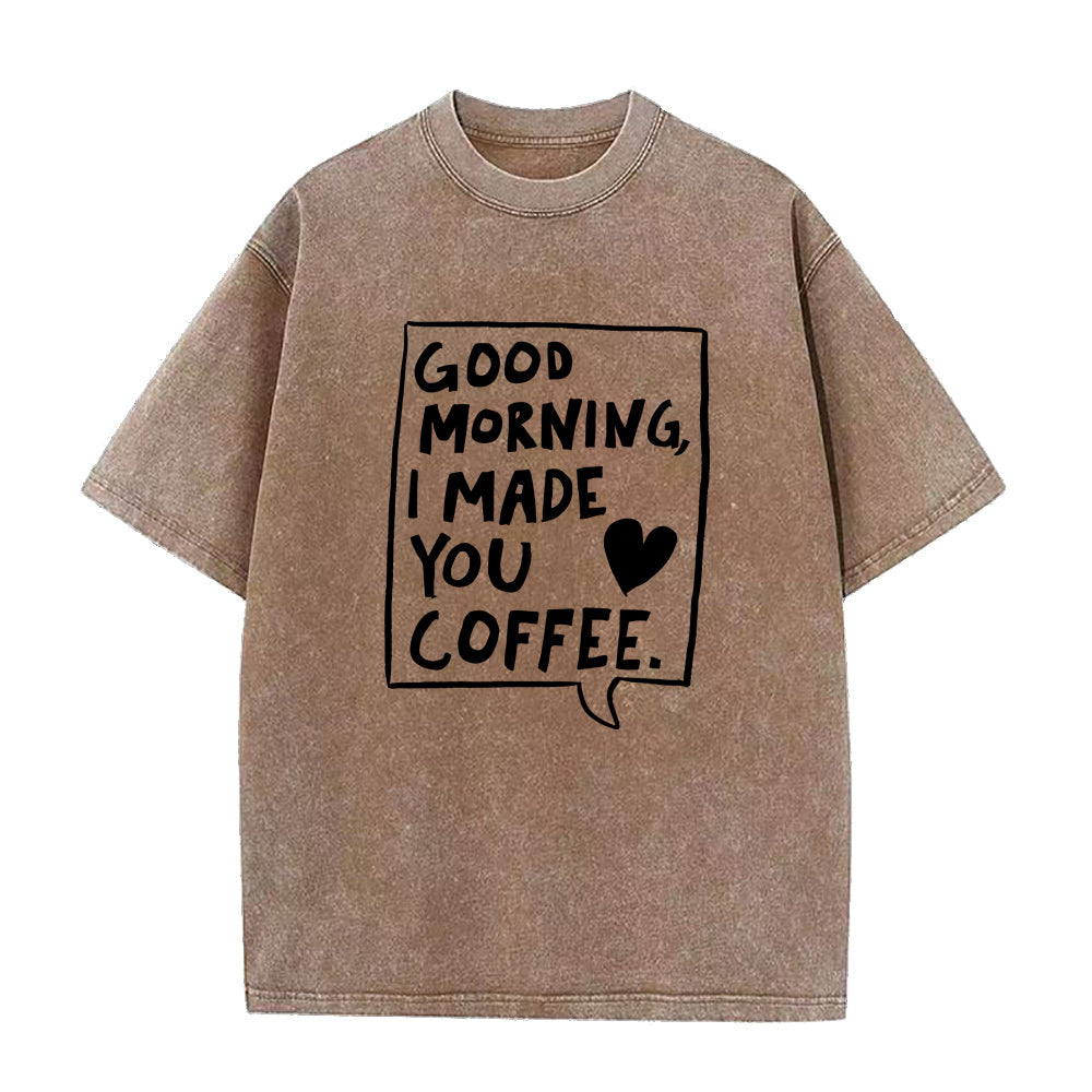 コーヒーを淹れてあげたよ ユニセックスTシャツ
