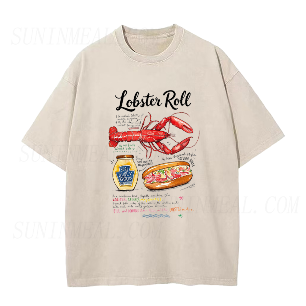 Lobster Roll Recipe Unisex Tee