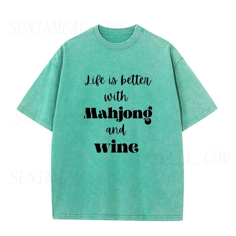 Mahjong Wine Unisex Tee