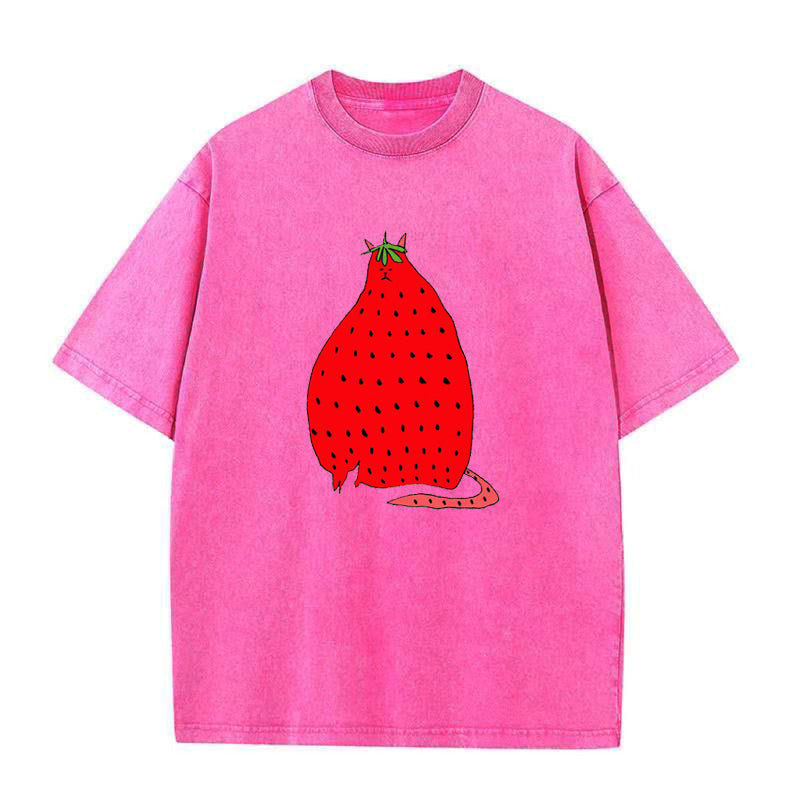 ストロベリーキャット ユニセックスTシャツ
