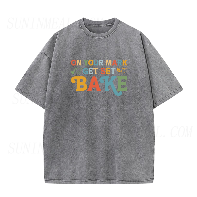 On Your Mark Get Set Bake Unisex Tee