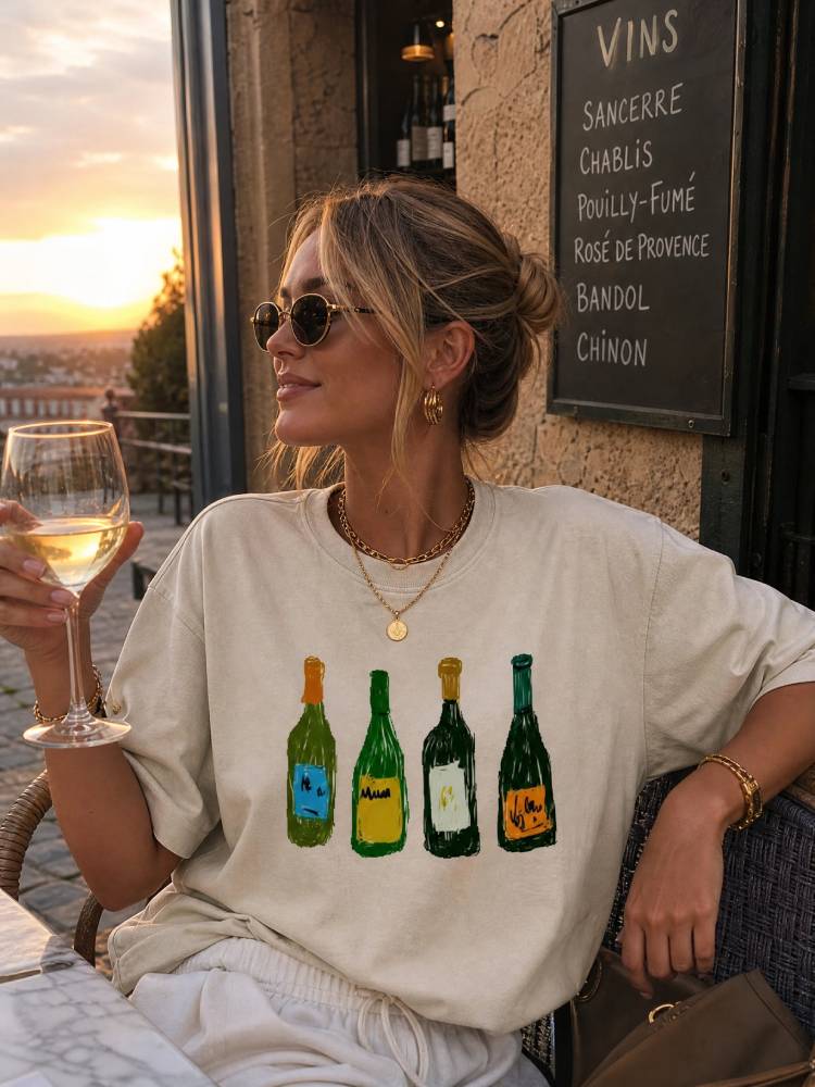 Wine Bottles Unisex Tee