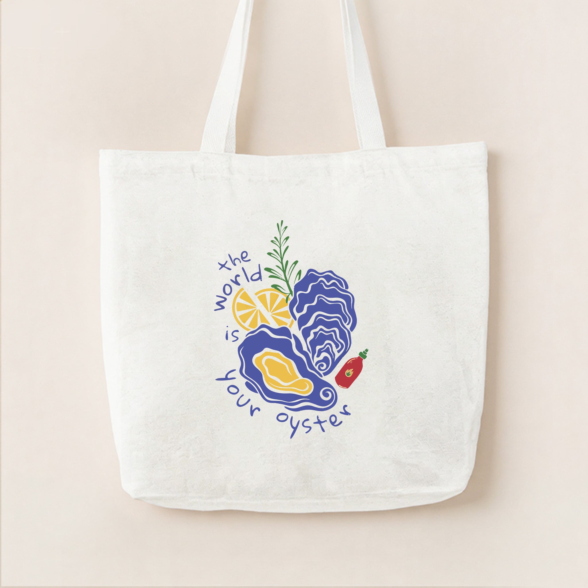 The World Is Your Oyster Canvas Tote Bag