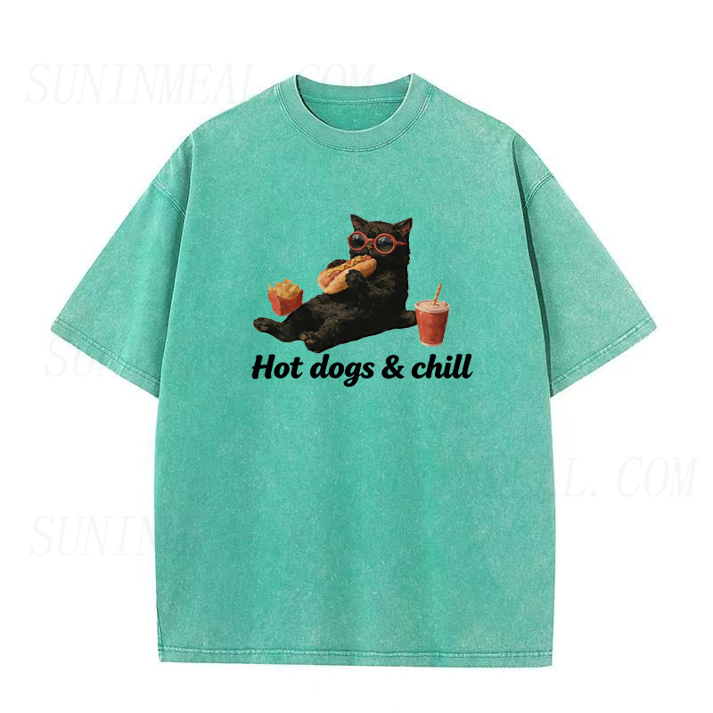 Hot Dogs & Chill Unisex Tee