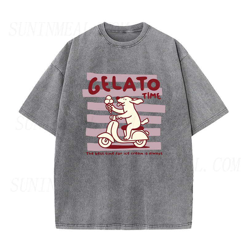Gelato Time Dog Unisex Tee