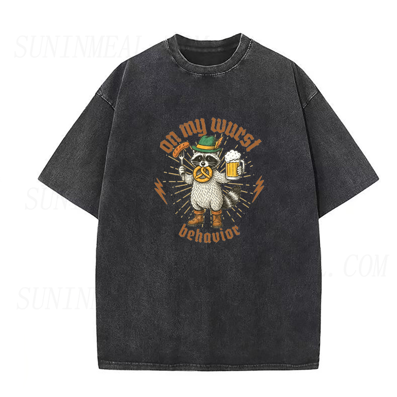 Oktoberfest Raccoon Unisex Tee