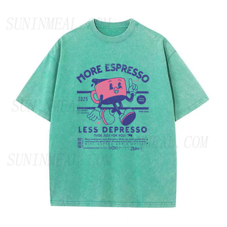 More Espresso Less Depresso Unisex Tee