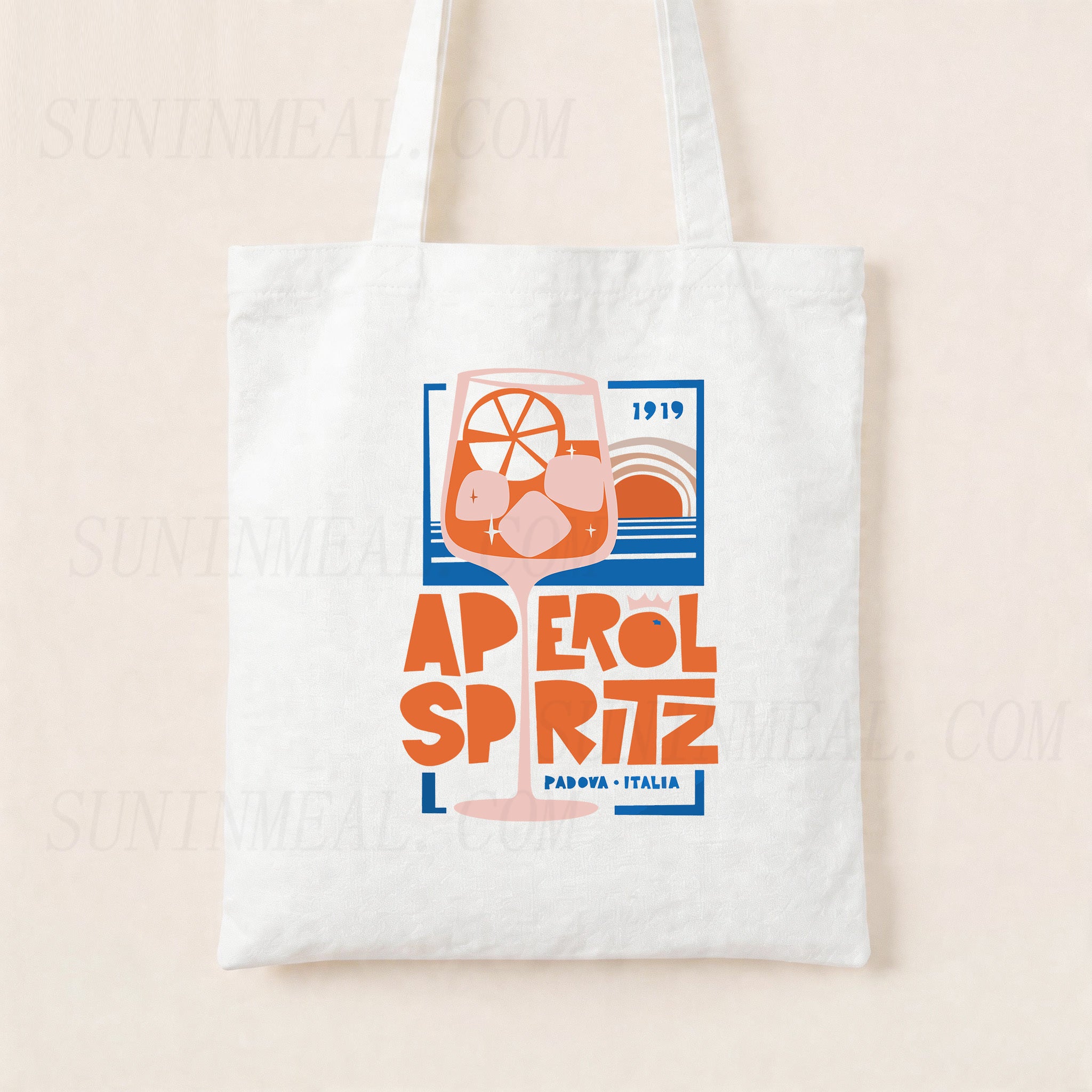 Aperol Spritz Canvas Tote Bag