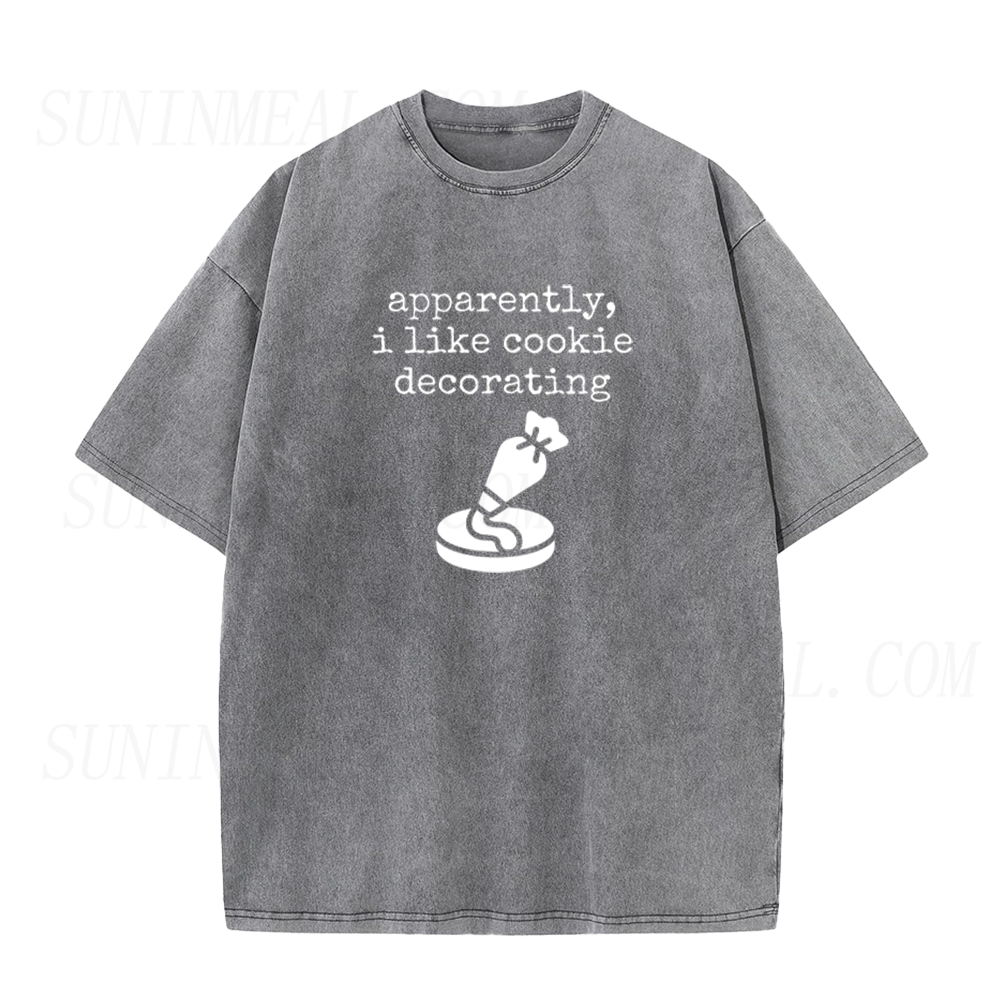 Apparently I Like Cookie Decorating Unisex Tee