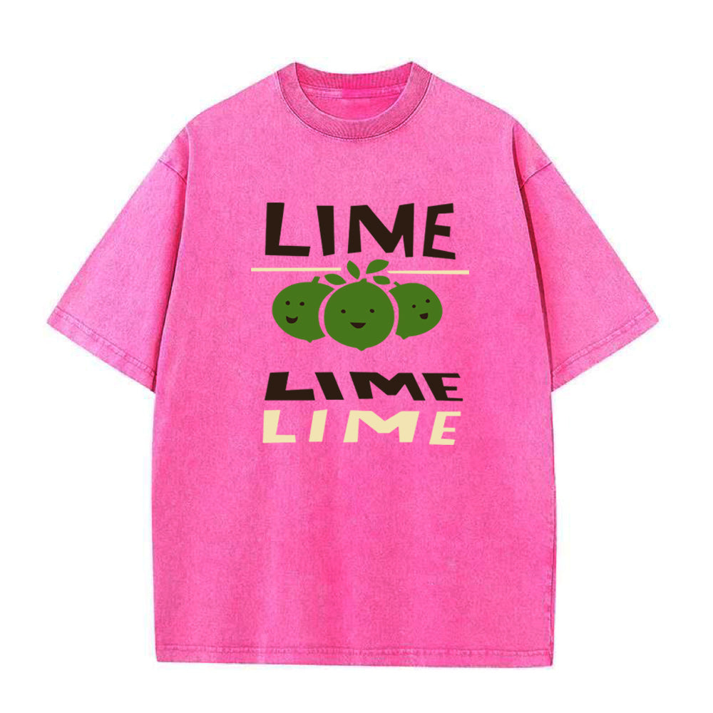 ライムユニセックスTシャツ