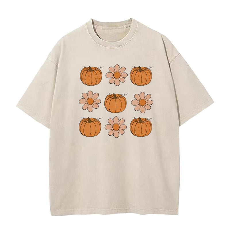 vintage floral Pumpkins Unisex Tee