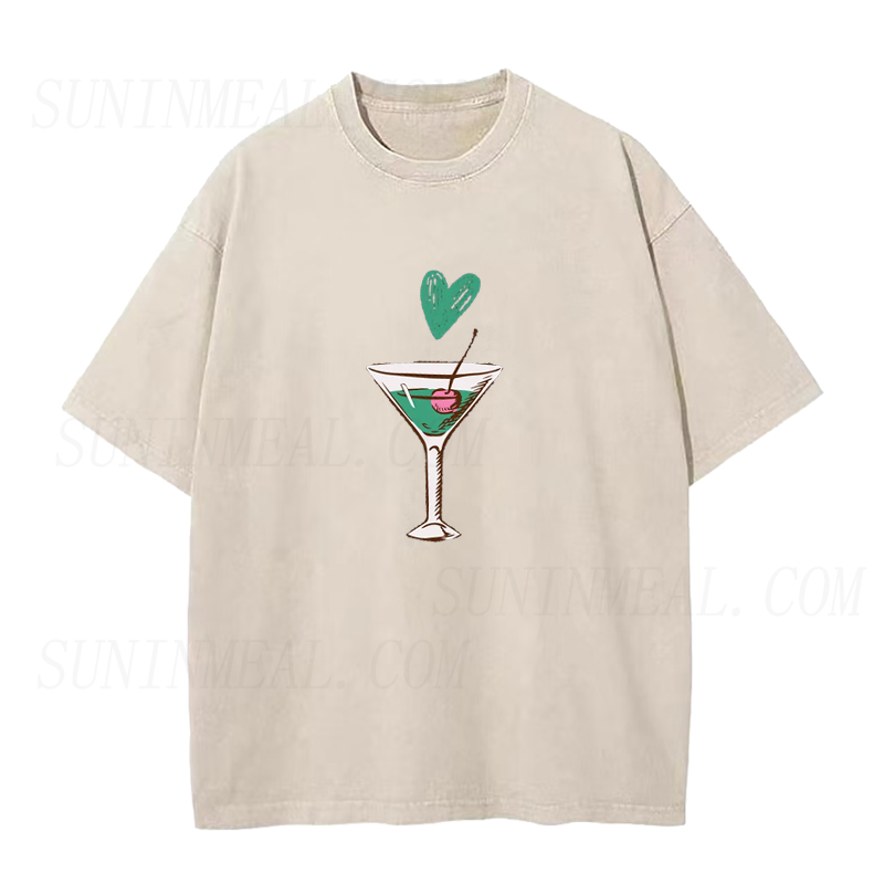 Heart & Martini Tee