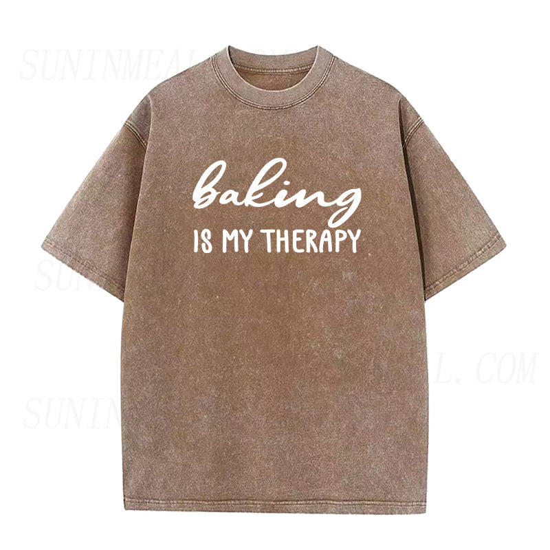 Baking Is My Therapy Unisex Tee