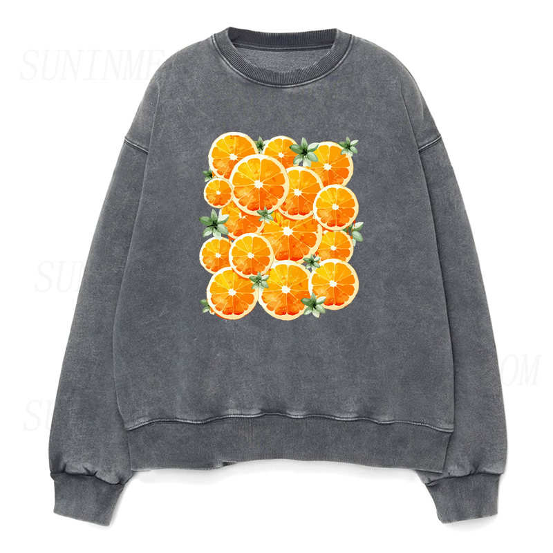 Vibrant Orange Unisex Crewneck Sweatshirt