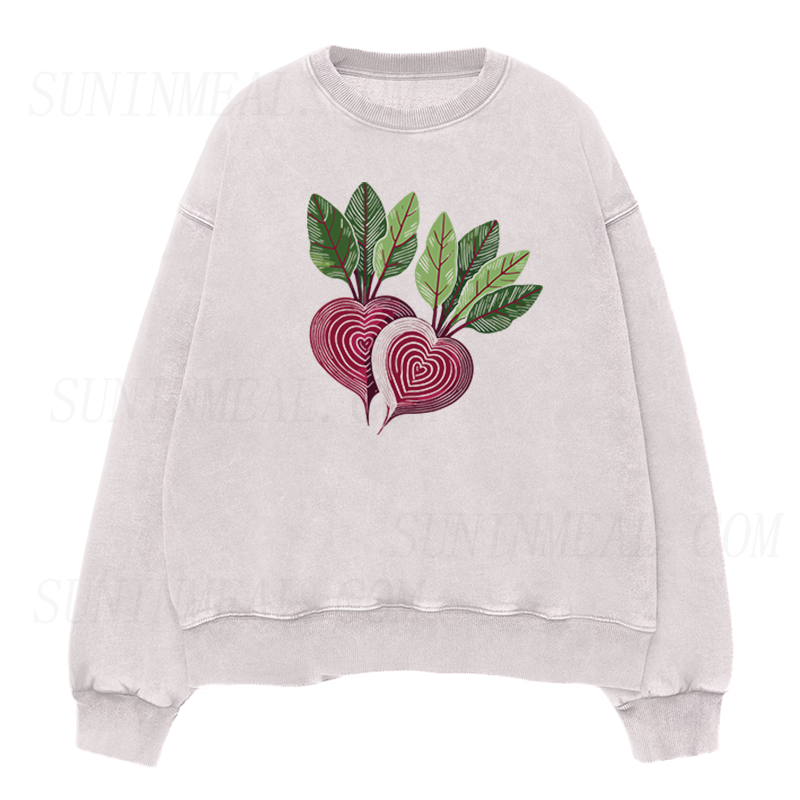 Beet heart Unisex Crewneck Sweatshirt