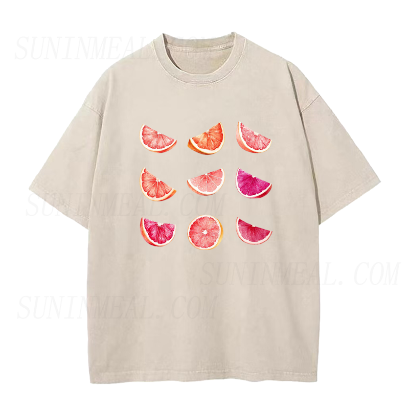 Watercolor Grapefruit Slices Unisex Tee