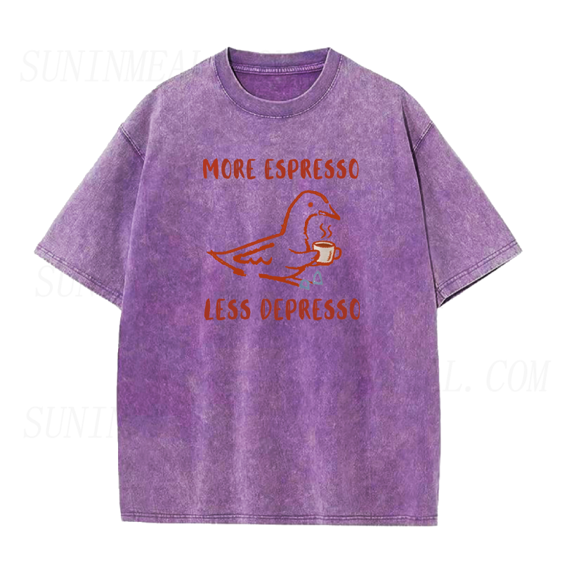 MORE ESPRESSO Less Depresso Unisex Tee