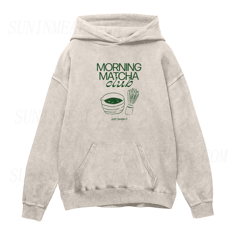 Morning Matcha Club Unisex Hoodie