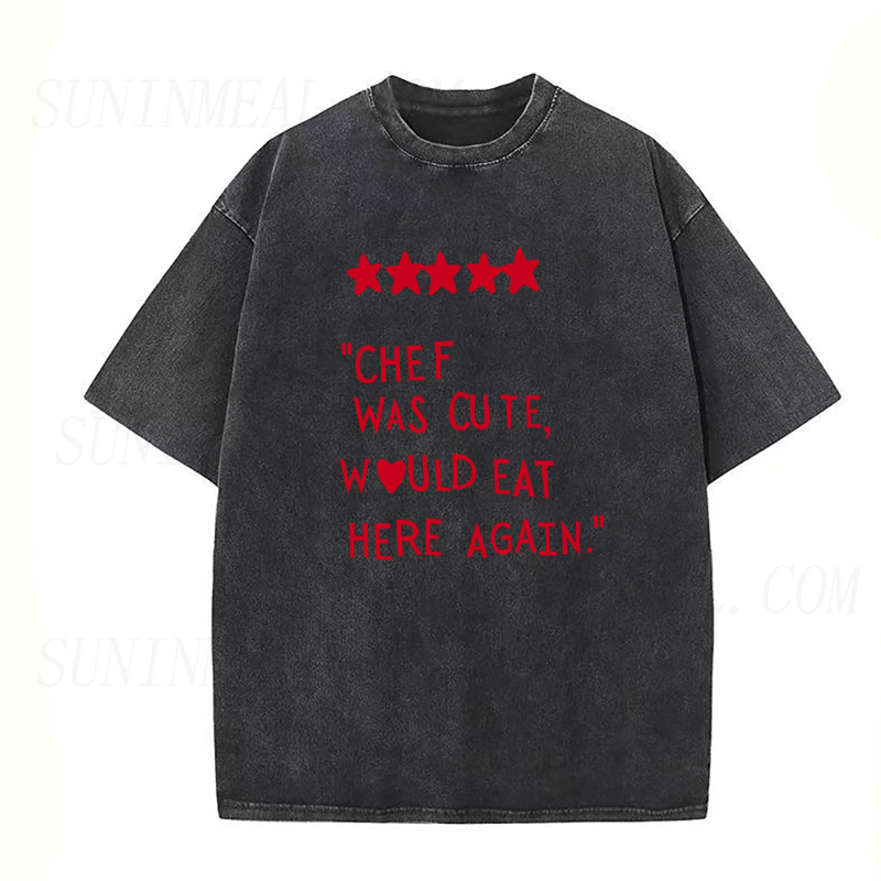 シェフはキュートなユニセックスTシャツ