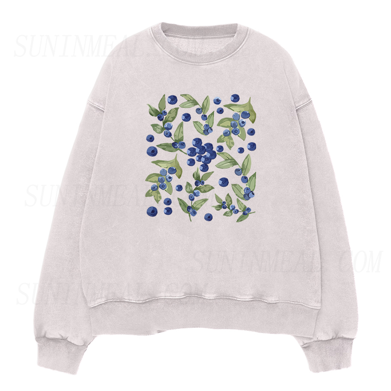 blueberry Summer fruits Unisex Crewneck Sweatshirt