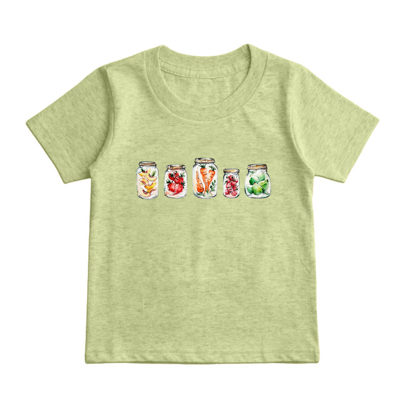 Jarred Fruits & Veggies Kid's T-Shirt