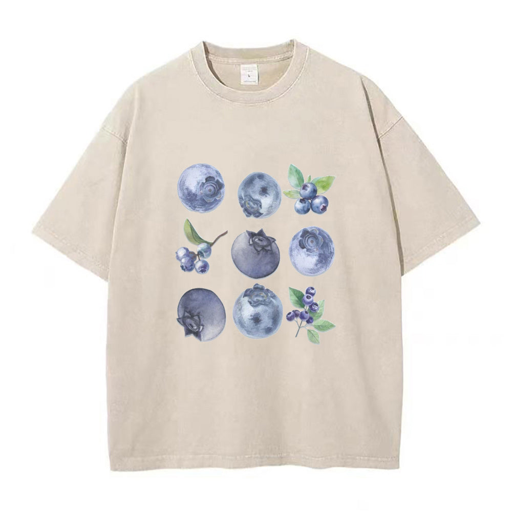 ブルーベリー ユニセックス Tシャツ
