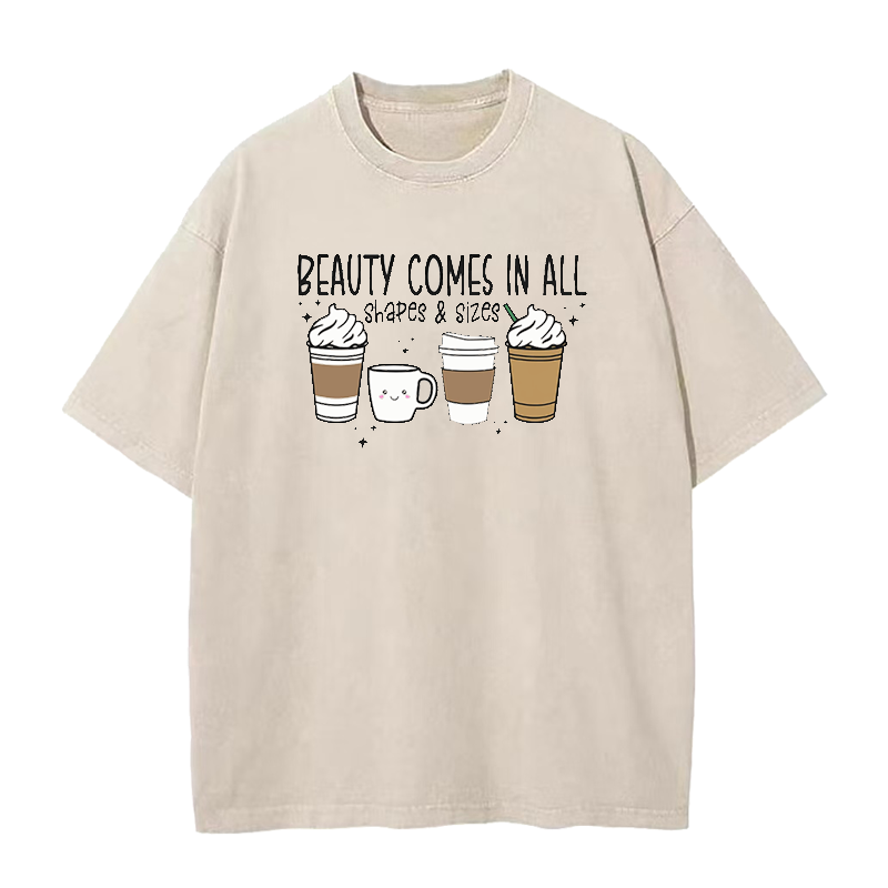 Beauty Comes in All Shapes Unisex Tee