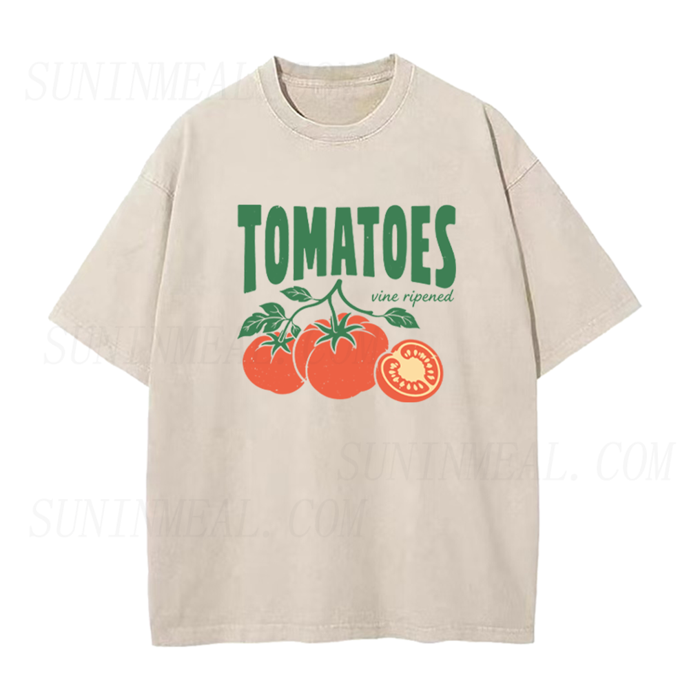 Retro Tomatoes Vine Ripened Unisex Tee