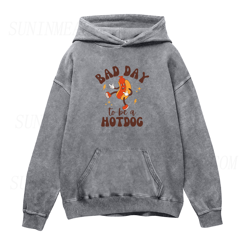 Bad Day To Be A Hotdog Unisex Hoodie