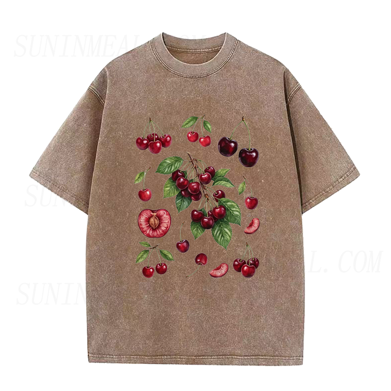 Cherry Branch & Slices Unisex Tee