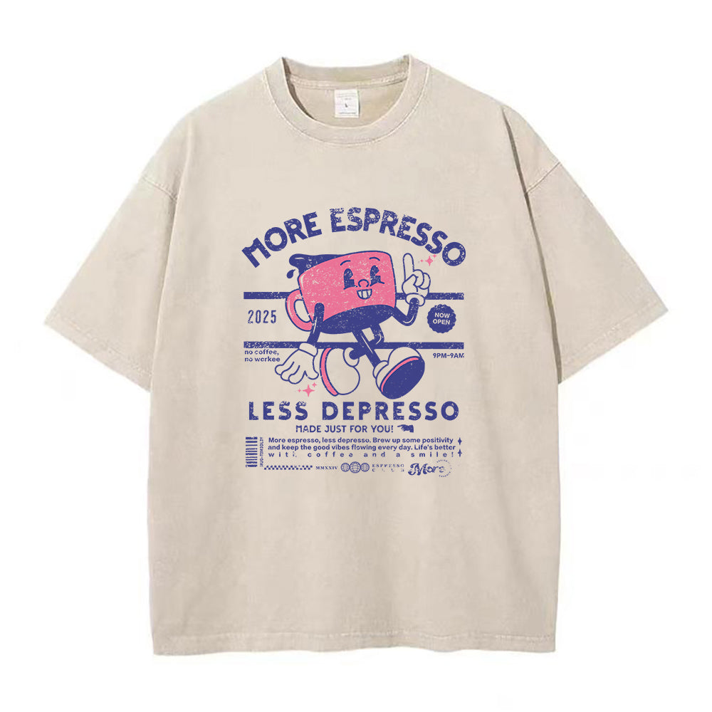 More Espresso Less Depresso Unisex Tee