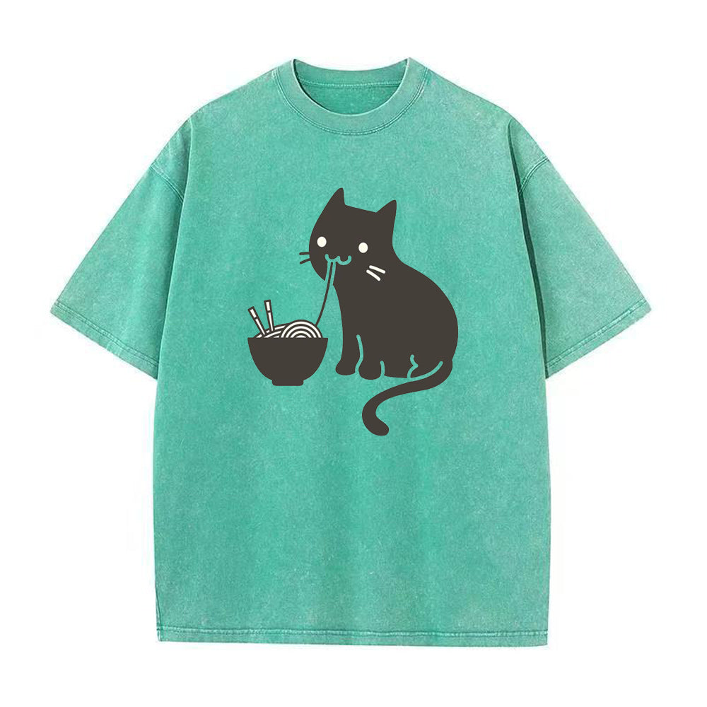 Ramen &Cat Unisex Tee